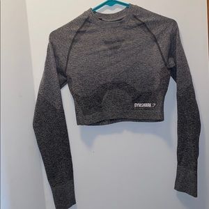 Gymshark long sleeve crop top